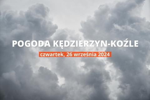 Jaka będzie pogoda w Kędzierzynie-Koźlu, 26 września 2024 r.? Zobacz najnowsze informacje o opadach i temperaturze.