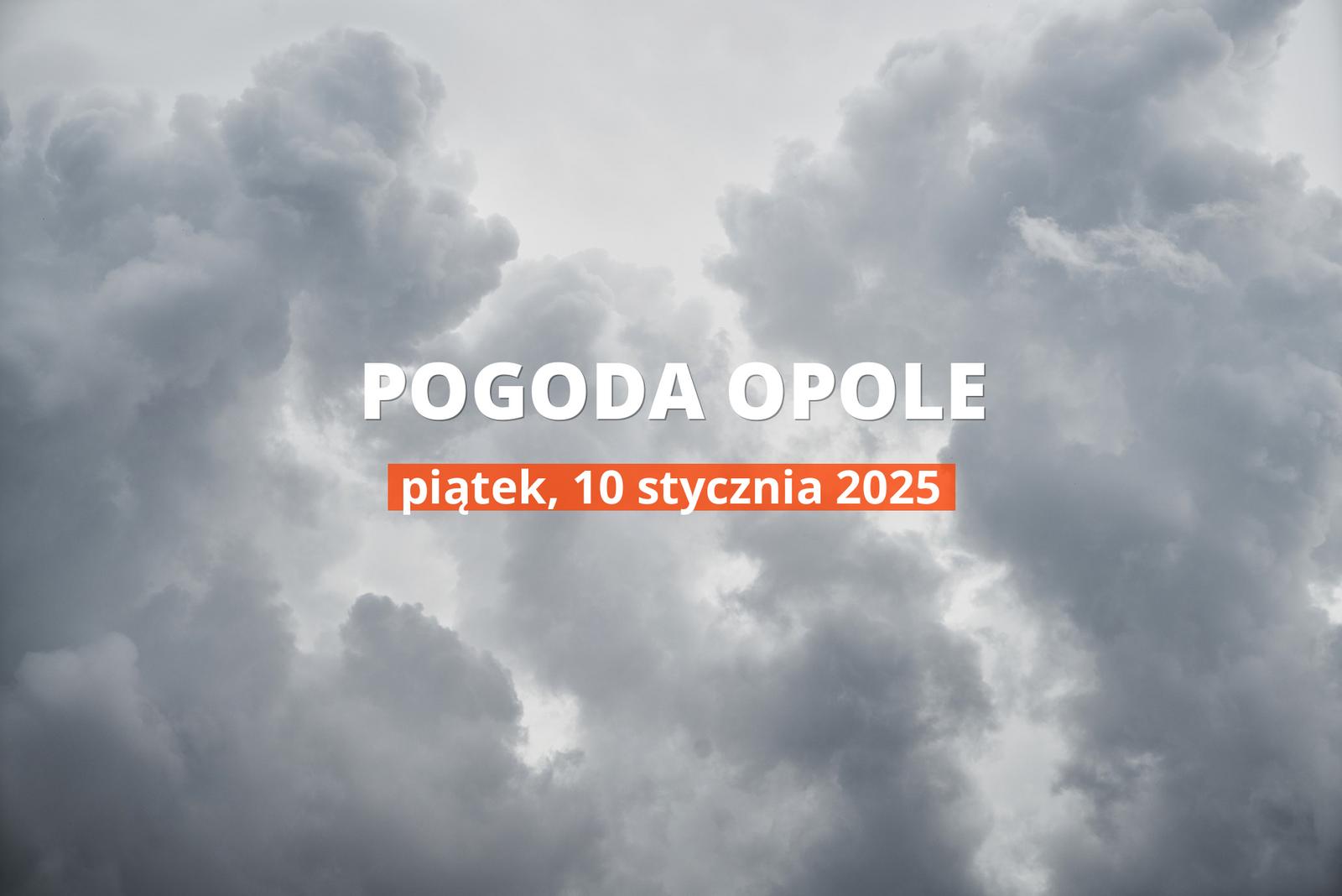 Jaka będzie pogoda w Opolu, 10 stycznia 2025 r.? Zobacz najnowsze informacje o opadach i temperaturze.