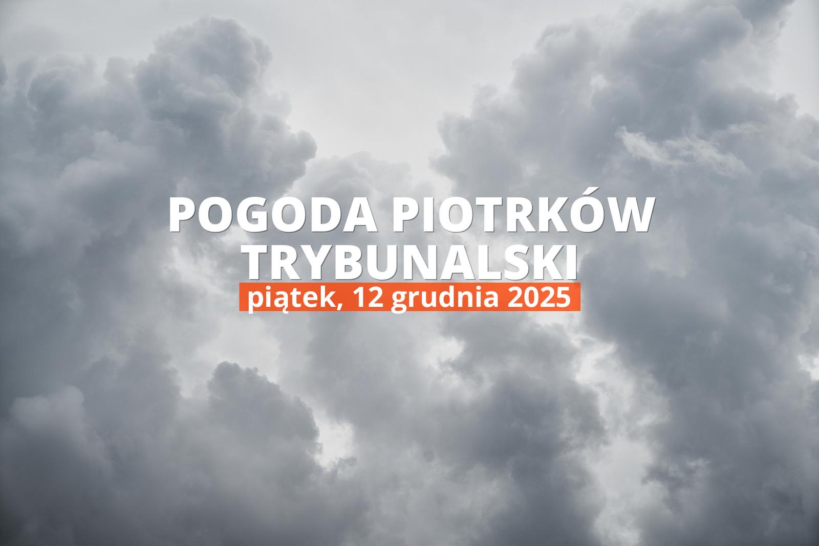 Pogoda w Piotrkowie Trybunalskim na dziś: przegląd dnia, 12 grudnia 2025