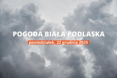 Pogoda dziś w Białej Podlaskiej: temperatura i opady, 22 grudnia 2025