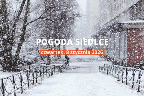 Siedlce: czy dziś będzie padać? Temperatura i opady, 8 stycznia 2026