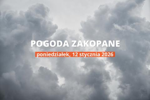 Zakopane: czy dziś będzie padać? Temperatura i opady, 12 stycznia 2026