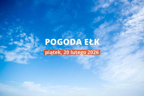 Ełk: czy dziś będzie padać? Temperatura i opady, 20 lutego 2026