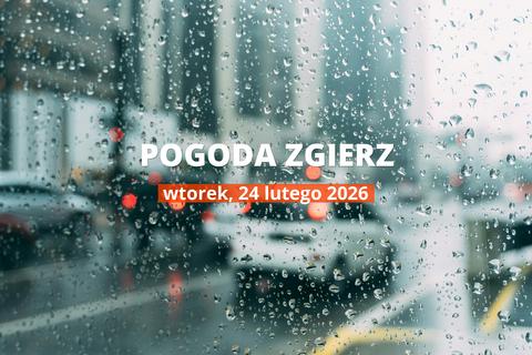 Zgierz: czy dziś będzie padać? Temperatura i opady, 24 lutego 2026