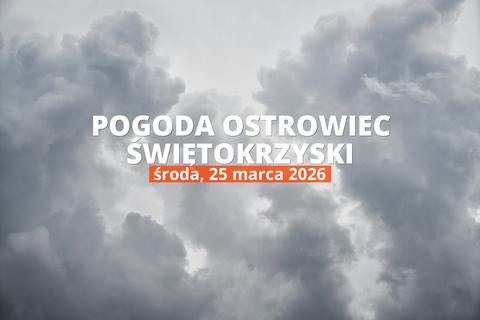 Ostrowiec Świętokrzyski: czy dziś będzie padać? Temperatura i opady, 25 marca 2026
