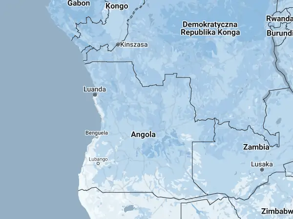 Mapa Angola