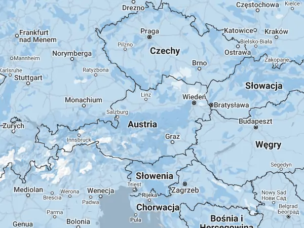 Mapa Austria