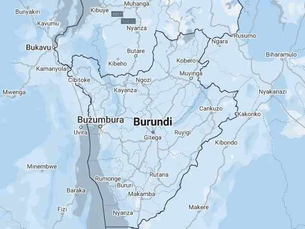 Mapa: Burundi