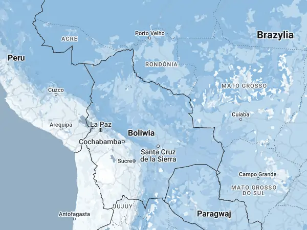 Mapa Boliwia