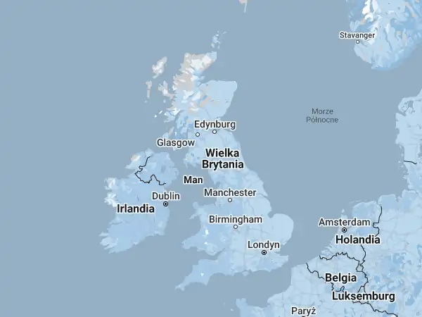 Mapa Wielka Brytania