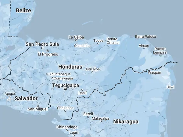 Mapa Honduras