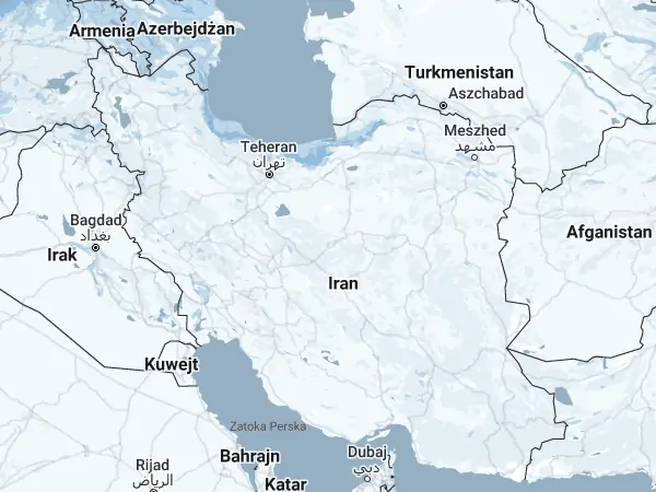Mapa Iran