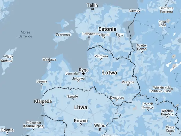Mapa Łotwa