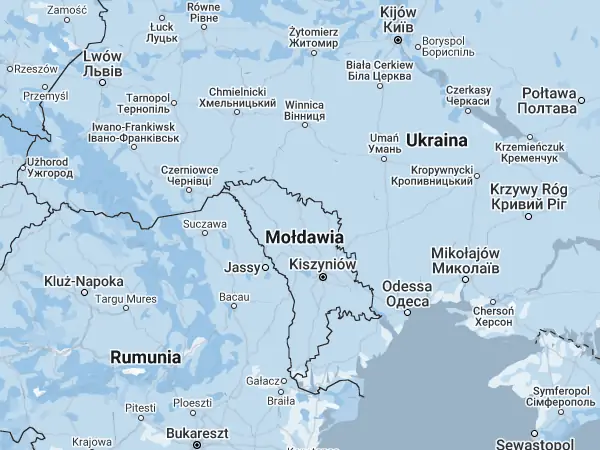 Mapa Mołdawia