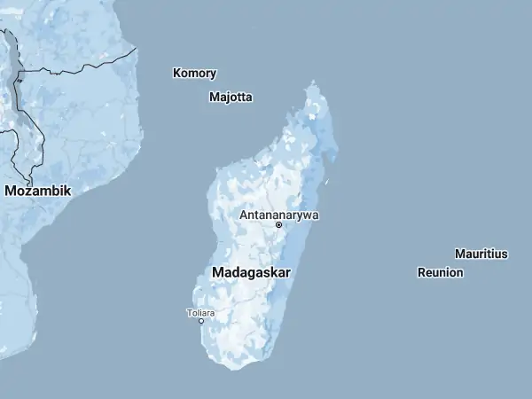 Mapa Madagaskar