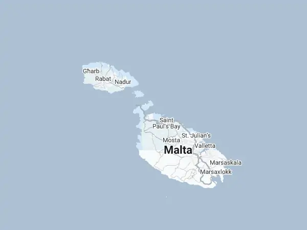 Mapa Malta