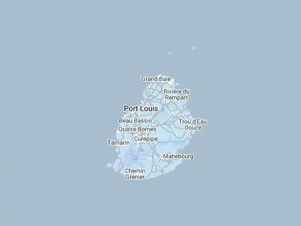 Mapa Mauritius