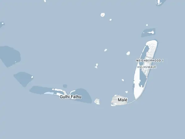 Mapa Malediwy