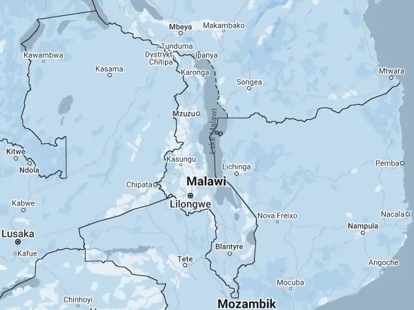Mapa Malawi