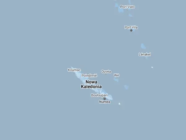 Mapa Nowa Kaledonia