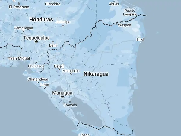Mapa Nikaragua