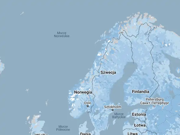 Mapa Norwegia