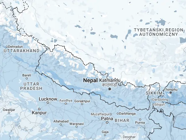 Mapa Nepal