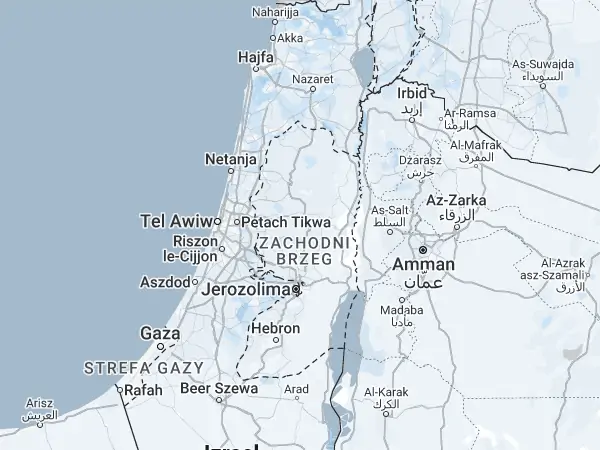 Mapa Palestyna