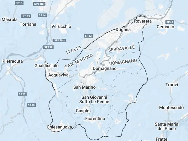 Mapa: San Marino