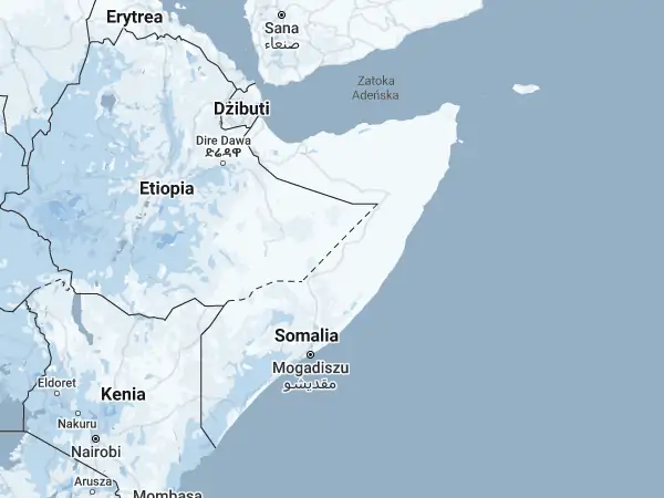 Mapa: Somalia