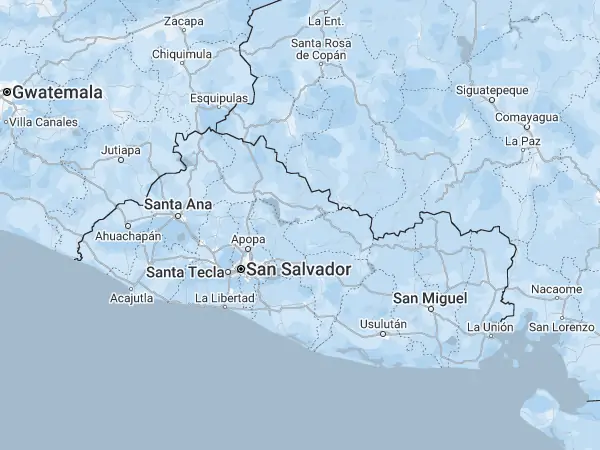 Mapa Salwador