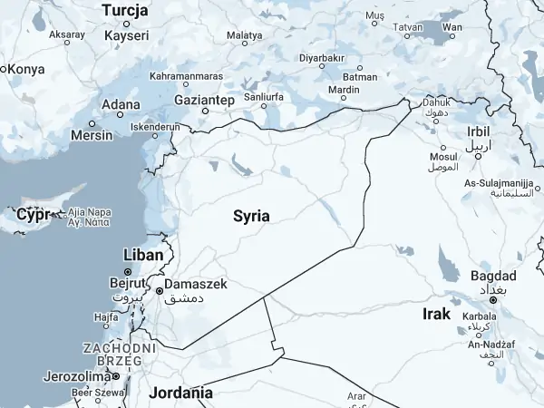 Mapa Syria