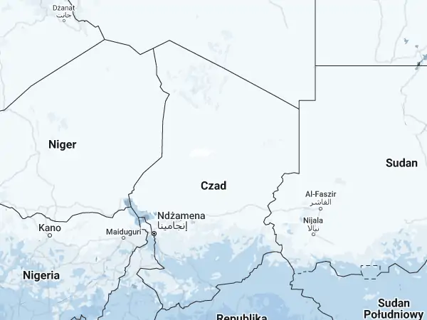 Mapa: Czad