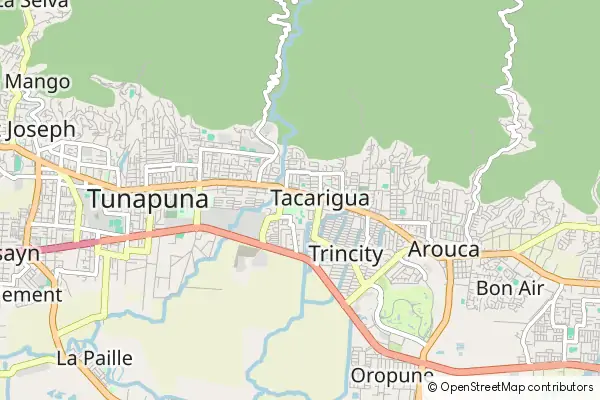 Mapa Tacarigua