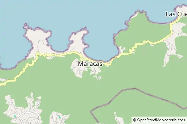 Mapa Maracas Bay