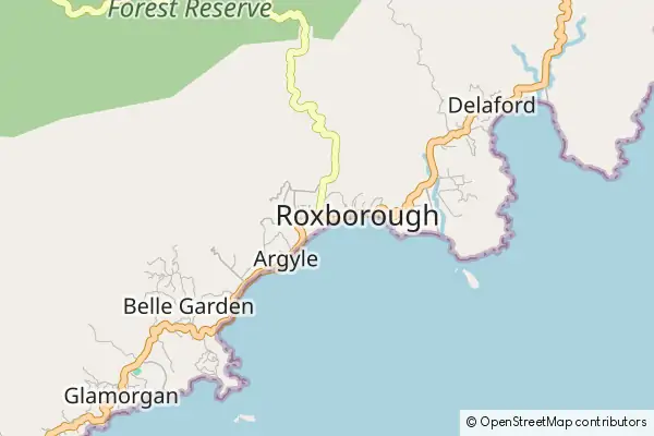 Mapa Roxborough