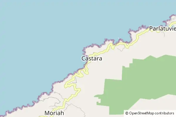 Mapa Castara