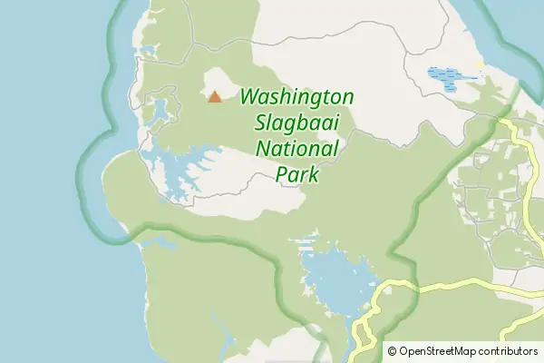 Mapa Park Narodowy Washington-Slagbaai