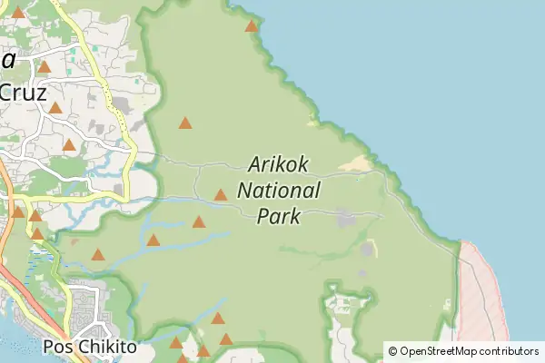 Mapa Park Narodowy Arikok