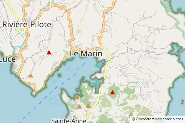 Mapa Le Marin