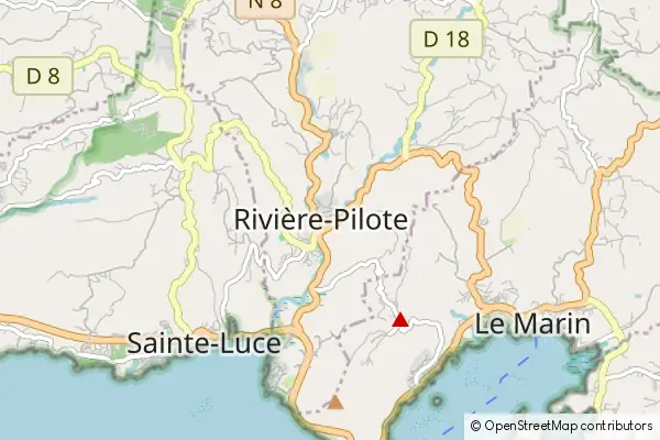 Mapa Rivière-Pilote