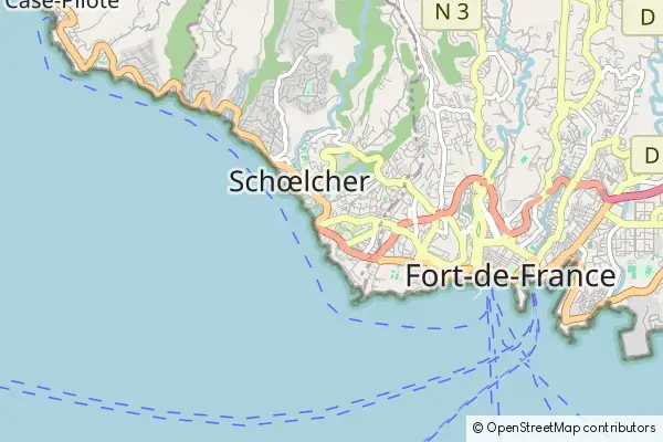 Mapa Schoelcher