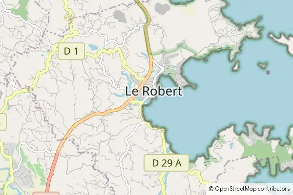 Mapa Le Robert