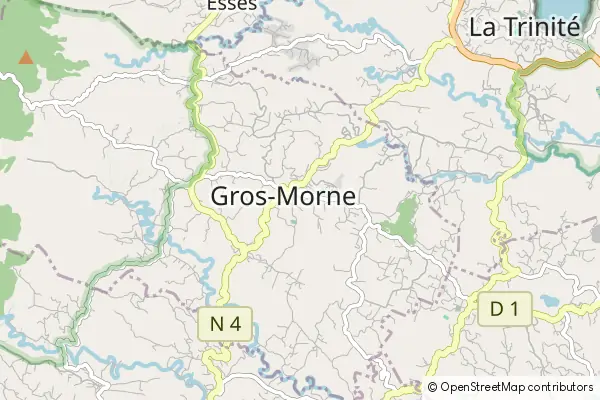 Mapa Gros-Morne