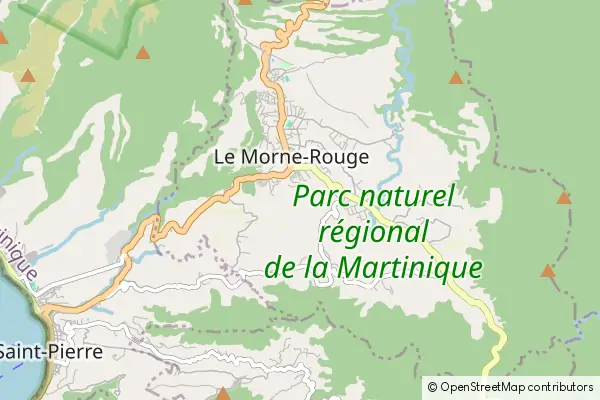 Mapa Le Morne-Rouge