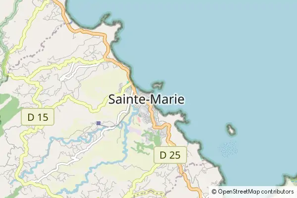 Mapa Sainte Marie