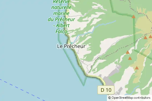 Mapa Le Prêcheur