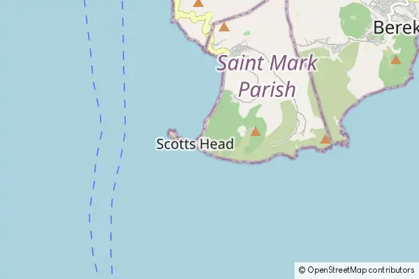 Mapa Scotts Head