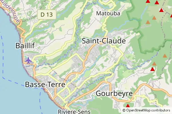 Mapa Saint-Claude