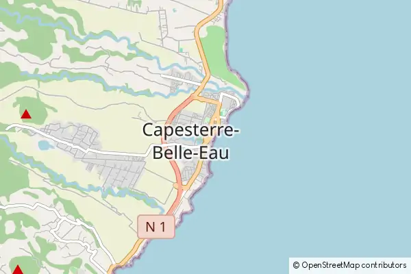 Mapa Capesterre-Belle-Eau